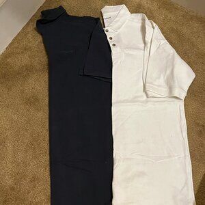 2 Carhartt men’s short-sleeved polo shirts